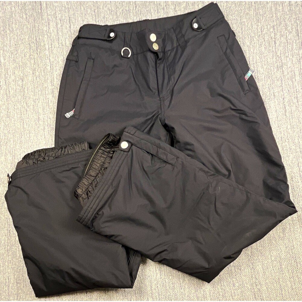ROXY Women’s Black Insulated Ventilated Snow Pants Pockets M Ski/Snowboard